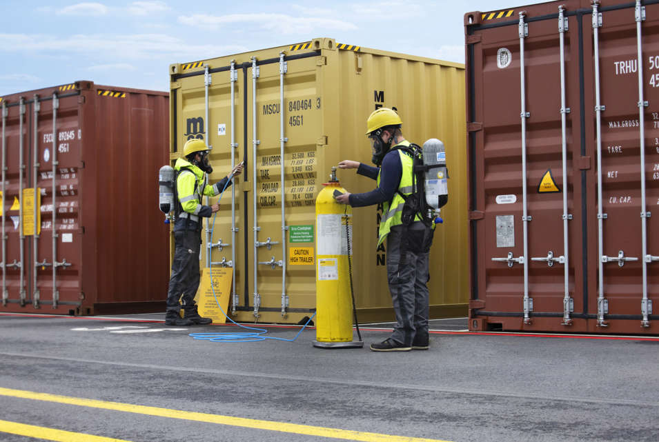Weighing and fumigation